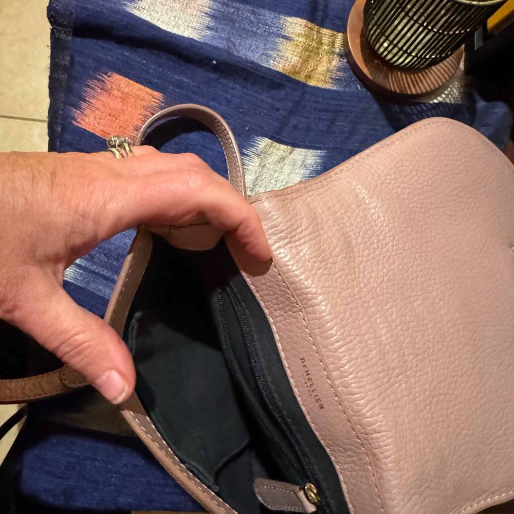 DeMellier Pink Mini Venice Saddle Bag - Picture 6 of 6